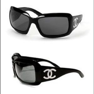 Authentic CHANEL 5076 Black Sunglasses